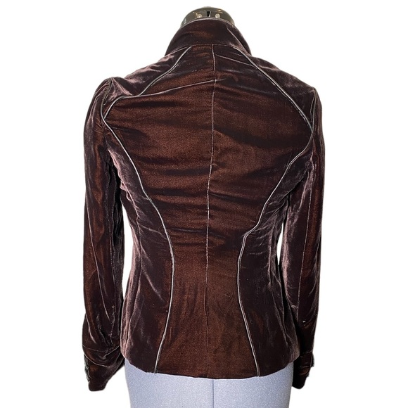 ALICE + OLIVIA Velvet blazer Size Small - Picture 2 of 4